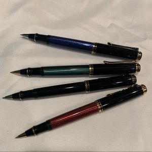 FOUR Pelikan “Souveran” R400 Rollerball Pens